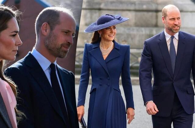Kate Middleton ir princas Williamas