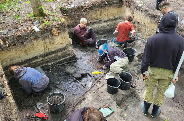 Kukuliškių piliakalnis, archeologai