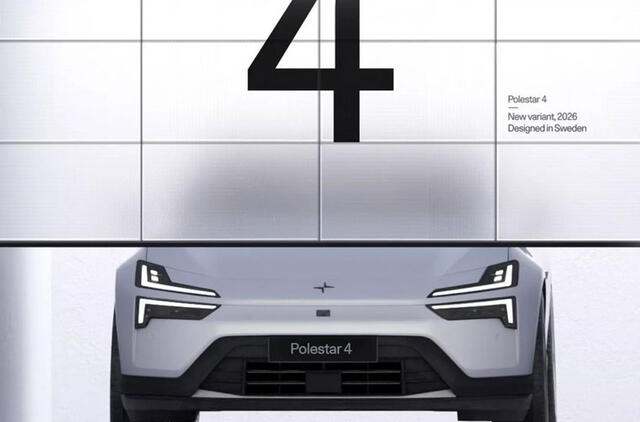 Elektromobilis „Polestar 4“ sulauks naujos versijos