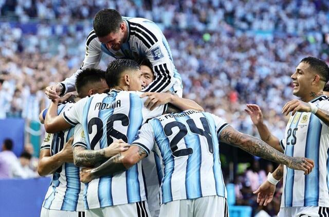 Argentina – Žaliasis Kyšulys rungtynių akimirka