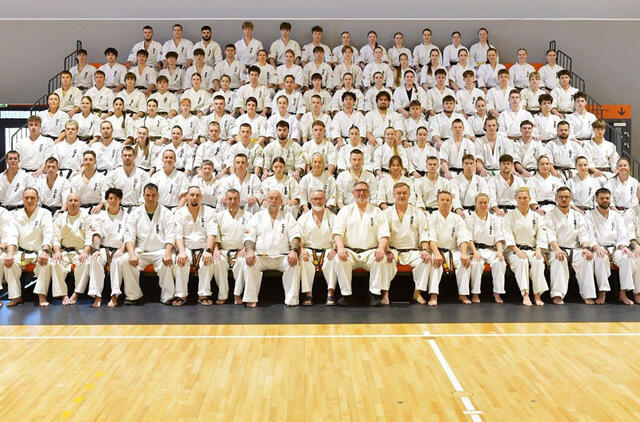 karate, sportininkai