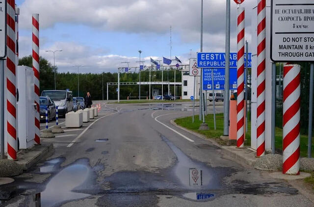 Estija neribotam laikui pratęsė pasienio punktų su Rusija uždarymą naktimis