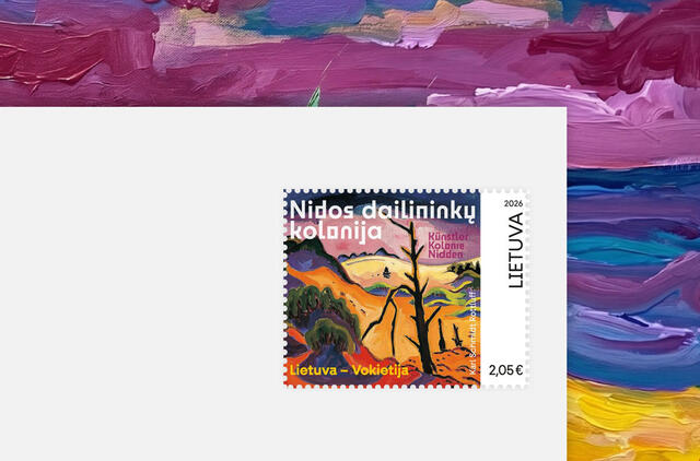 Pašto ženklas „Nidos dailininkų kolonija“