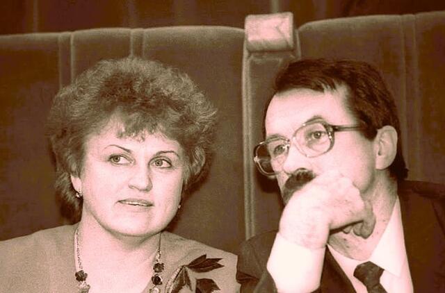 Kazimiera Prunskienė, Romualdas Ozolas