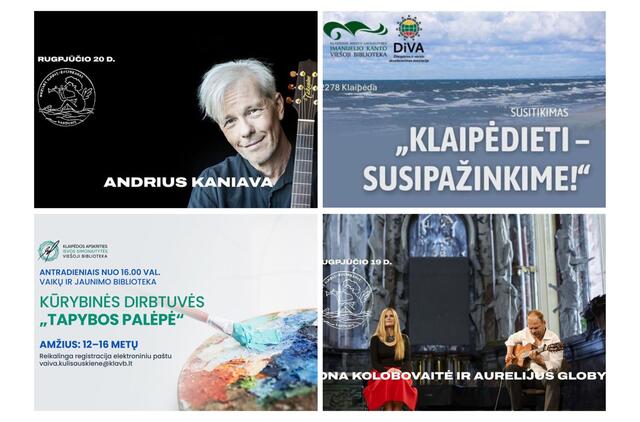 Renginiai Klaipėdoje ir aplink: ką veikti artimiausiomis dienomis