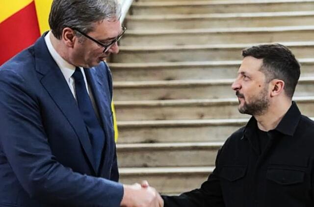 Zelenskis atvyko į Serbiją ir susitiko su VučičiumiZelenskis atvyko į Serbiją ir susitiko su Vučičiumi
