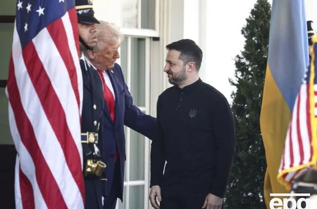 Volodymyras Zelenskis ir Donaldas Trampas