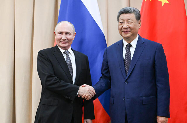 Rusijos ir Kinijos vadovai Putinas ir Xi Jinpingas