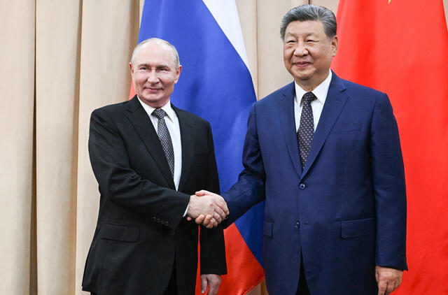 Rusijos ir Kinijos vadovai Putinas ir Xi Jinpingas