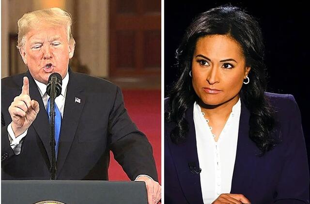 D. Trumpas užsipuolė NBC žurnalistę K. Welker