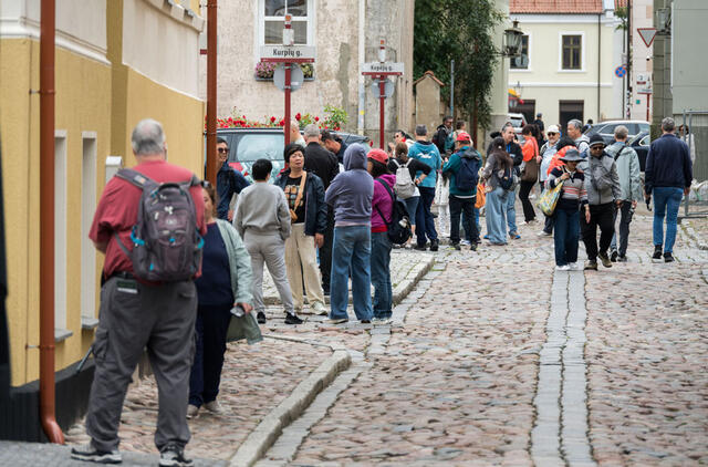 turistai, Klaipėdos senamiestis