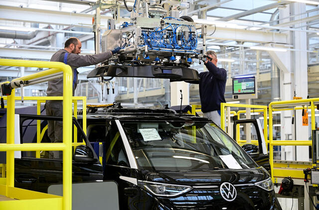 volkswagen gamykla