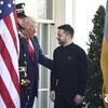 Volodymyras Zelenskis ir Donaldas Trampas